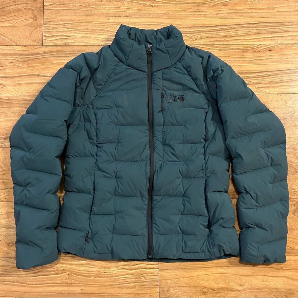 Mountain Hardwear Teal Puffer Jacket
